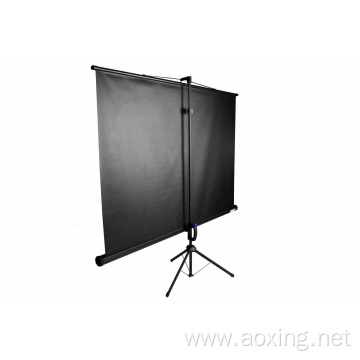 Wholesale tripod floor rising fabric projector screen